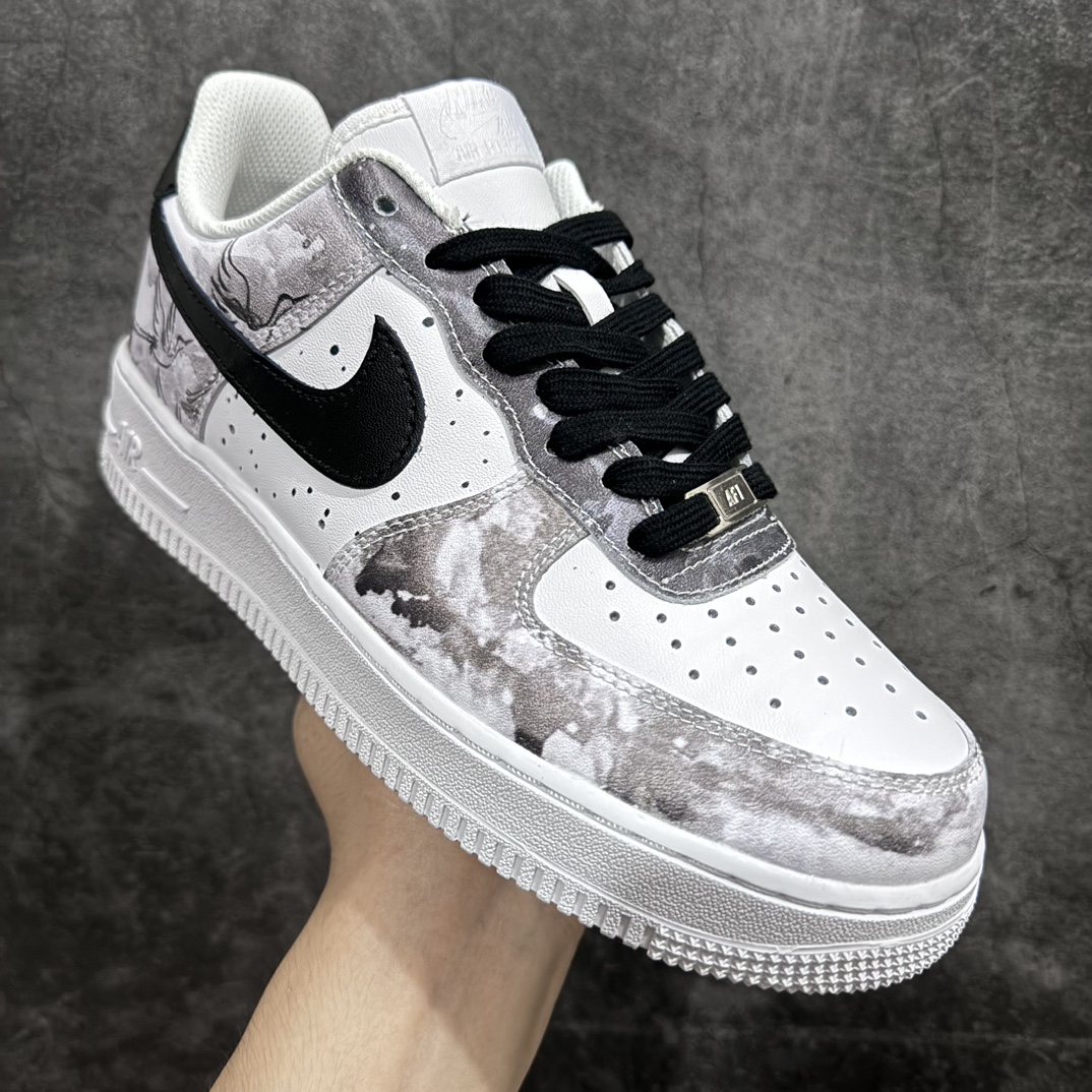 图片[3]-【公司级】Nike Air Force 1\’07 Low 山水墨画 空军一号中国风头层低帮休闲板鞋 BL1522-089n原楦原纸板 纯正版型 高清洁度 内置全掌气垫 尺码：36 36.5 37.5 38 38.5 39 40 40.5 41 42 42.5 43 44 44.5 45-莆田鞋批发中心