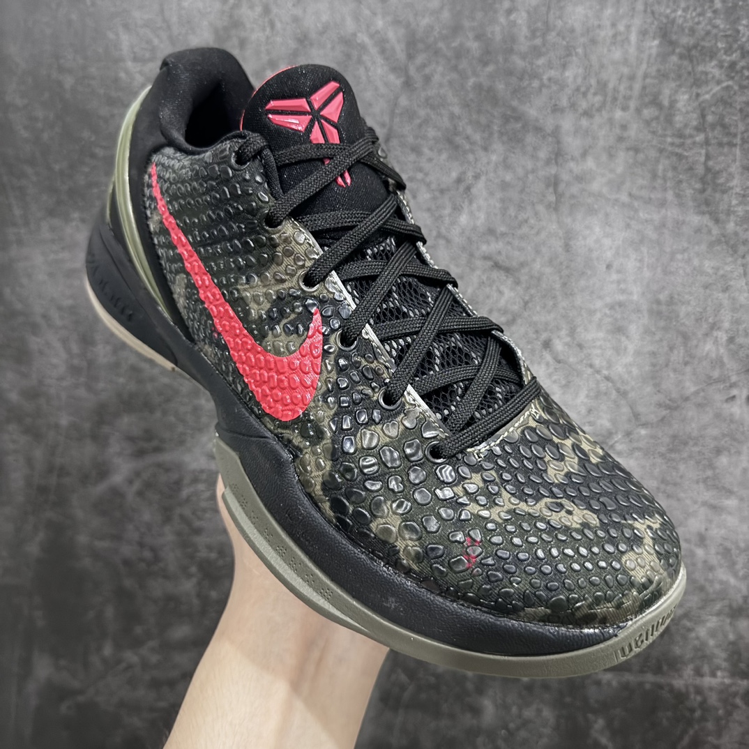 图片[3]-【灭世纯原】NK Zoom Kobe 6 科比六代 军绿迷彩 FQ3546-001前后气垫加持 信仰绝不减配 市售唯一PROTRO复刻版开发货品 全鞋身材料卡色独家定制 SWOOSH 蛇鳞 正确珠光效果（内嵌珍珠粉）独家前掌Zoom Turbo 后掌马蹄Zoom缓震 内置全真动态飞线 独家复刻U型缓震垫带独立钢印 十年情怀 这里完美落地 致力打造最强ZK系列  尺码：39-46-莆田鞋批发中心