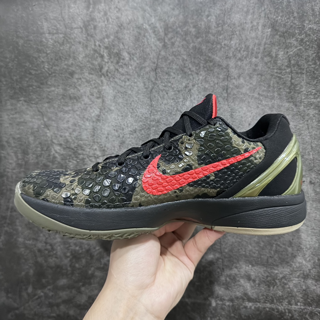 图片[2]-【灭世纯原】NK Zoom Kobe 6 科比六代 军绿迷彩 FQ3546-001前后气垫加持 信仰绝不减配 市售唯一PROTRO复刻版开发货品 全鞋身材料卡色独家定制 SWOOSH 蛇鳞 正确珠光效果（内嵌珍珠粉）独家前掌Zoom Turbo 后掌马蹄Zoom缓震 内置全真动态飞线 独家复刻U型缓震垫带独立钢印 十年情怀 这里完美落地 致力打造最强ZK系列  尺码：39-46-莆田鞋批发中心