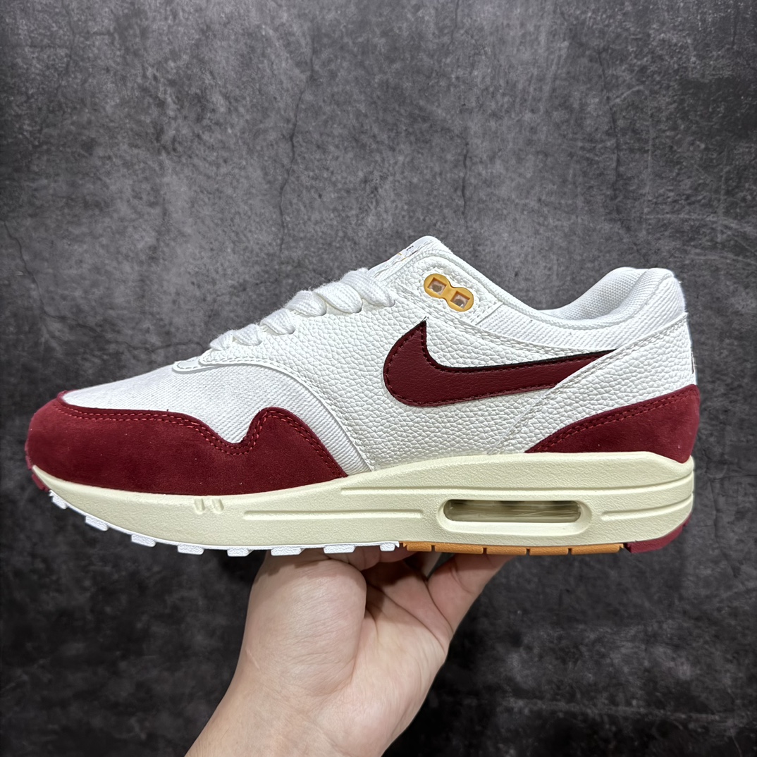 240 Nike Air Max 1 LX 白红 复古休闲跑步鞋 FD2370-100