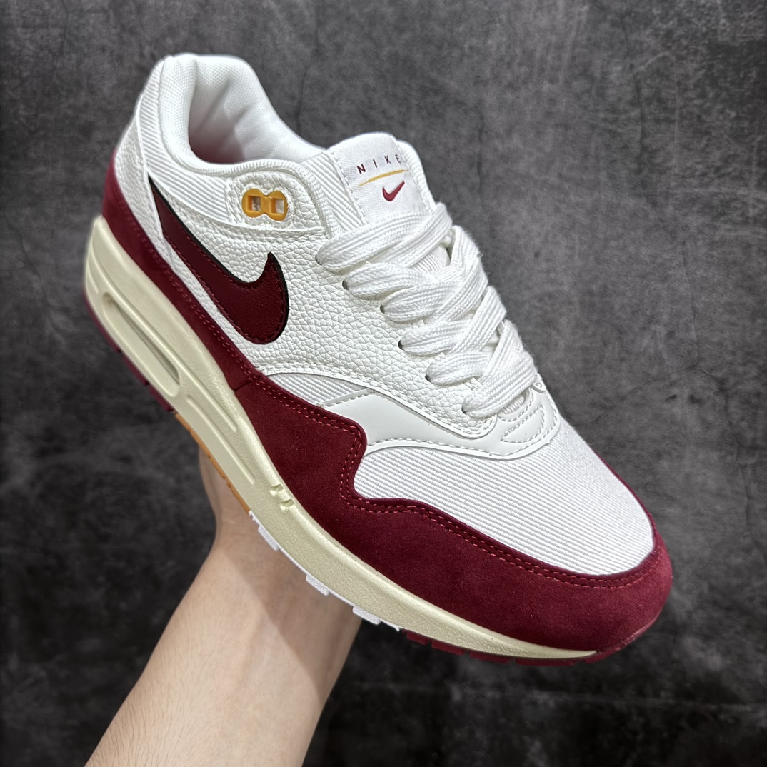 240 Nike Air Max 1 LX 白红 复古休闲跑步鞋 FD2370-100