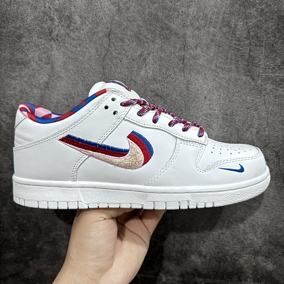 360 【Top纯原版】Parx Nike SB Dunk Low SC 重磅联名 裸眼3D 牛奶白糖果色彩钩 CN4504-100