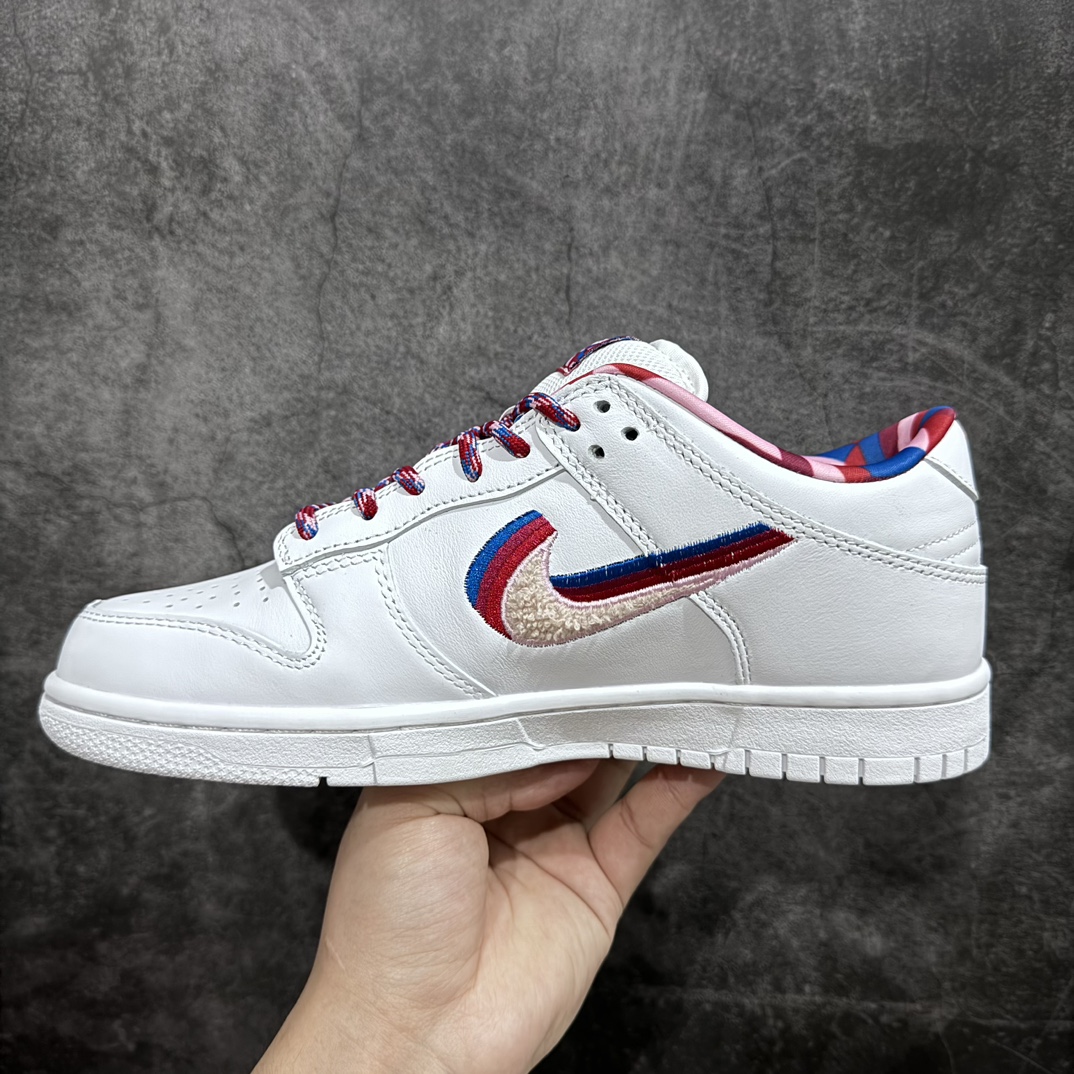 360 【Top纯原版】Parx Nike SB Dunk Low SC 重磅联名 裸眼3D 牛奶白糖果色彩钩 CN4504-100