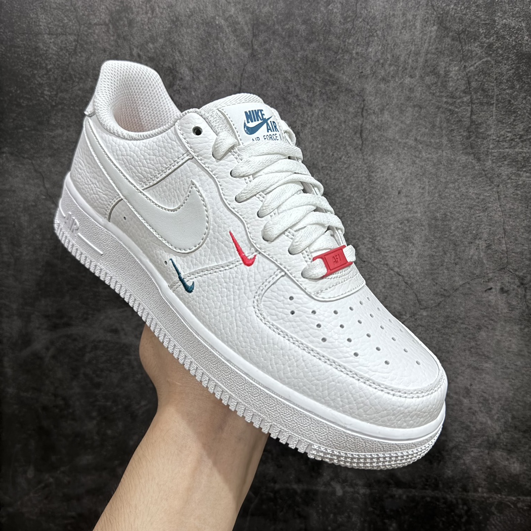 [Pure original HY version] Nike Air Force 1'07 QS”Summit WhiteBlueRed Swooshes” Air Force One CT1989-101