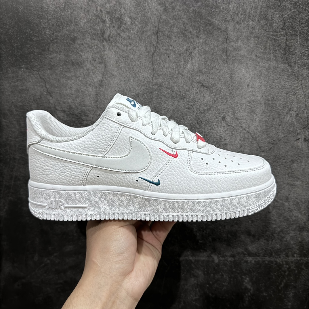 [Pure original HY version] Nike Air Force 1'07 QS”Summit WhiteBlueRed Swooshes” Air Force One CT1989-101