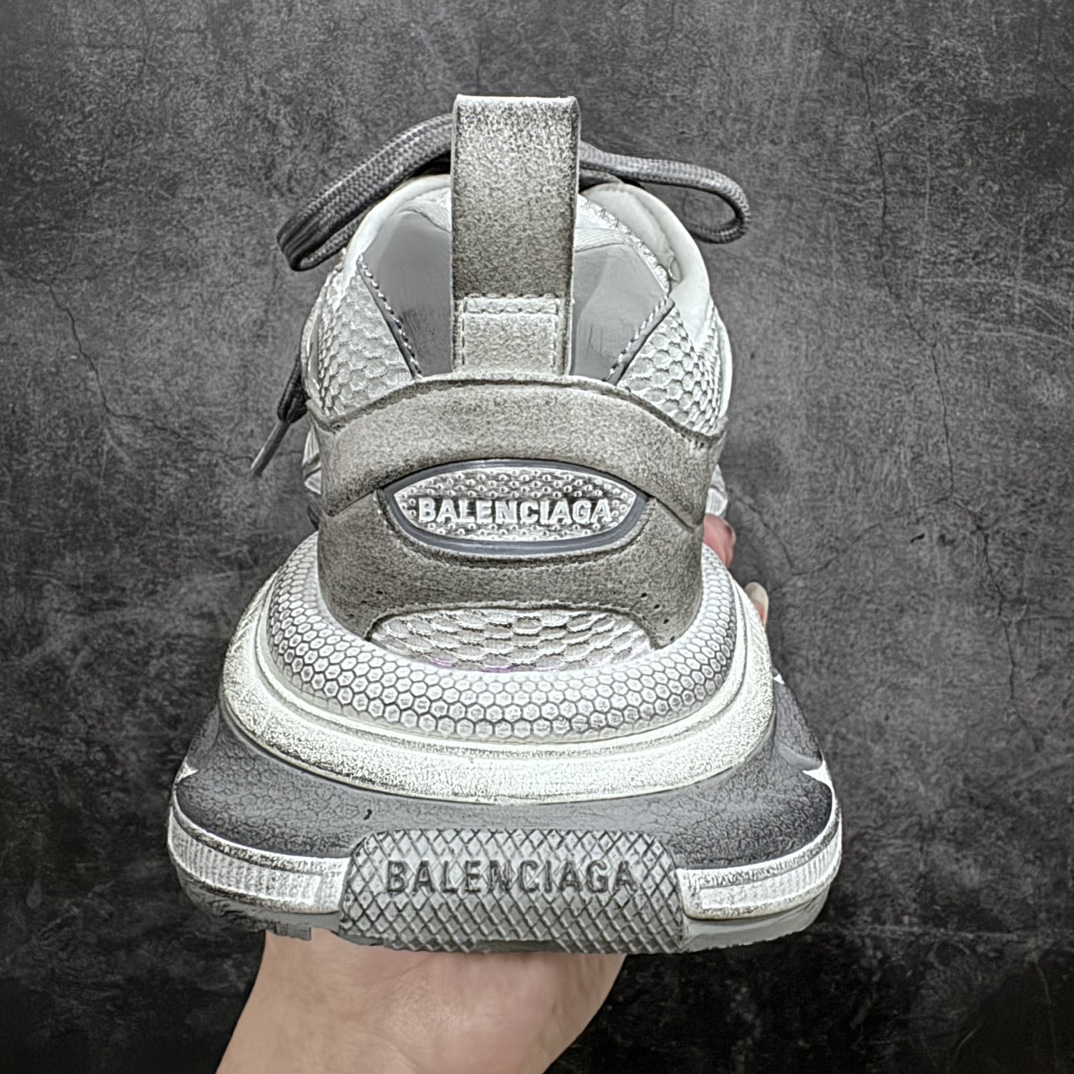 420 【XA版本】BALENCIAGA 3XL Sneakers 巴黎世家十代网布系带低帮走秀复古老爹鞋