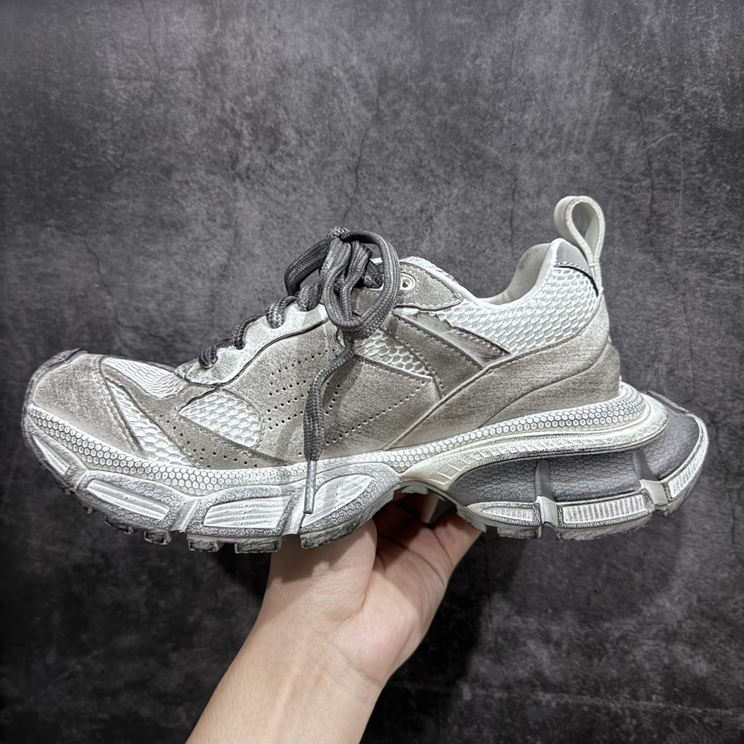 420 【XA版本】BALENCIAGA 3XL Sneakers 巴黎世家十代网布系带低帮走秀复古老爹鞋