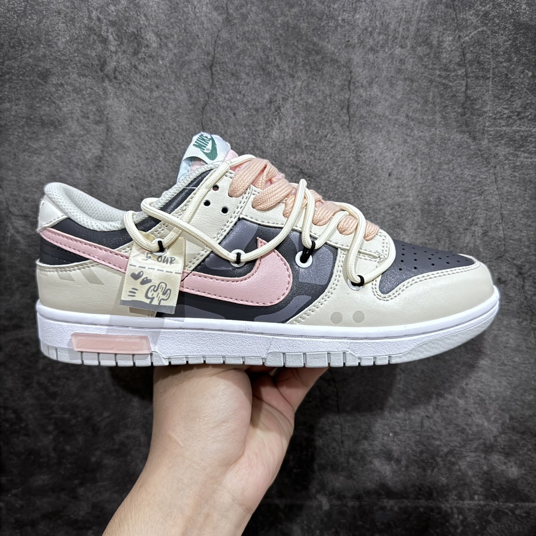 300 【FS原盒版】Nike Dunk Low 熊猫恶作剧-粉红情郎 FD1232-002