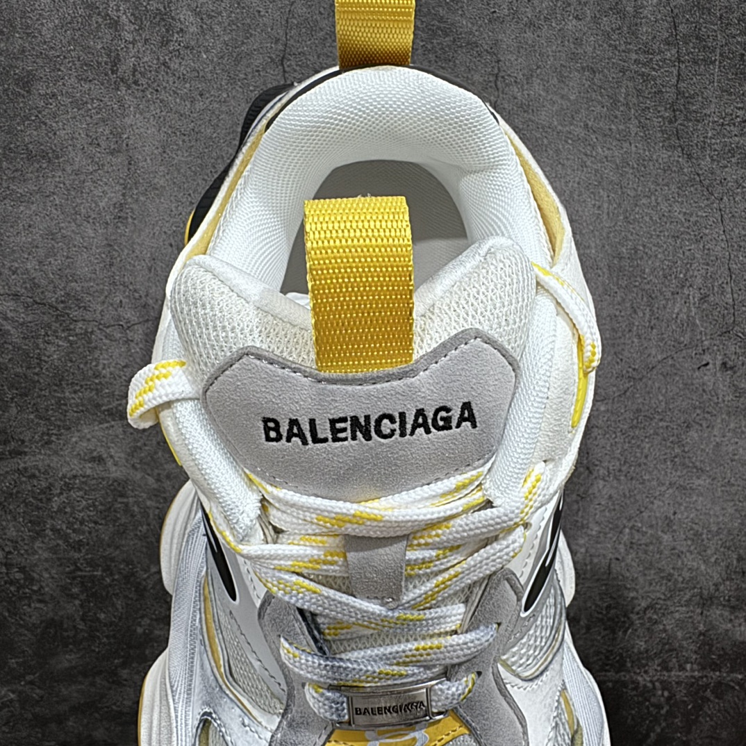 纯原版BalenciagaCARGOSneaker巴黎世家十一代圆头系带舒适百搭低帮生活休闲鞋老爹鞋白黄