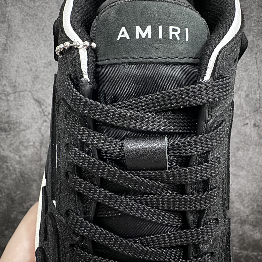 纯原顶级版本Amiri埃米尔SkeletonLow-SkeltopSneakers骨骼系列低帮休闲板鞋黑