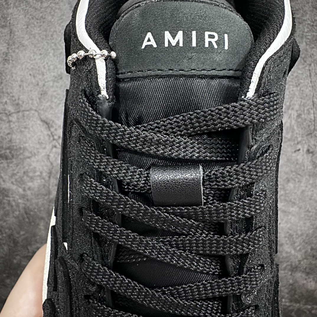 图片[7]-【纯原顶级版本】Amiri 埃米尔 Skeleton Low-Skel top Sneakers 骨骼系列 低帮休闲板鞋 黑白闪粉n原版一比一开发 大货相似度百分之98起步 全套原版包装已经复刻到缝隙全新订单出货 市售最高版本 外贸 平台高端零售专供品质 原版皮料打造 正确骨头形状 鞋舌外翻细节 头层牛皮双层加厚鞋面 鞋帮侧面骨头采用两张牛皮贴合处理 立体感更好 皮料切口均油边处理 定制金属LOGO铭牌及吊牌 及其复杂的工艺已经完全攻克 可对比市面任何版本  尺码：36 37 38 39 40 41 42 43 44 45-莆田鞋批发中心