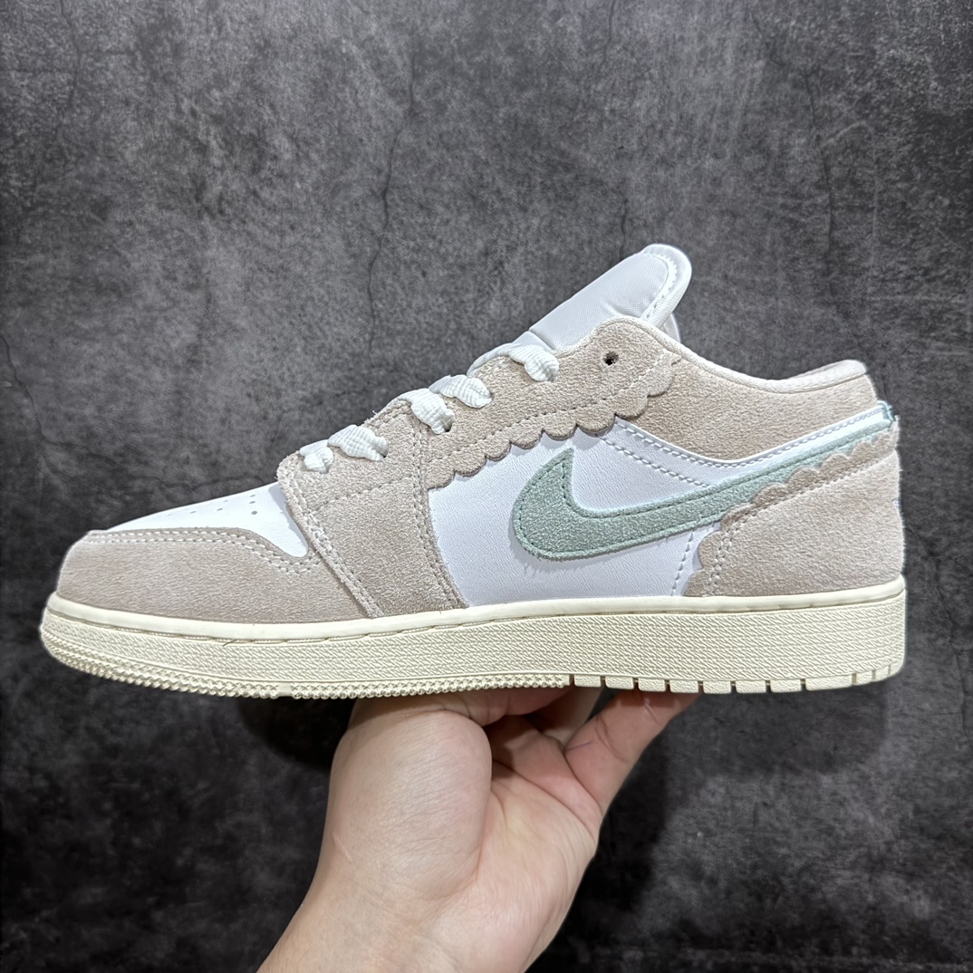 240 【DT纯原】Air Jordan 1 Low AJ1乔1低帮粉白冰淇淋 DZ5356-800