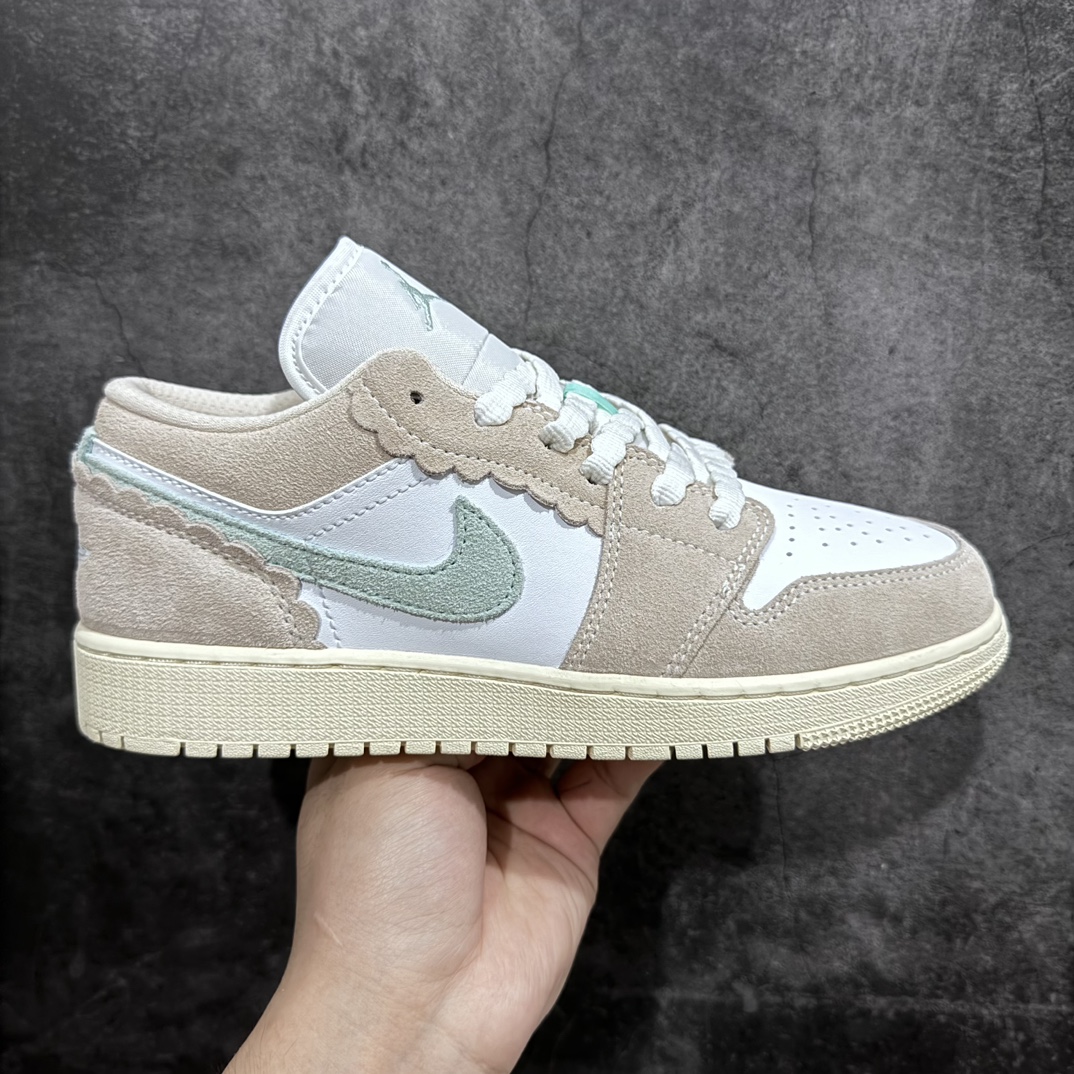 240 【DT纯原】Air Jordan 1 Low AJ1乔1低帮粉白冰淇淋 DZ5356-800