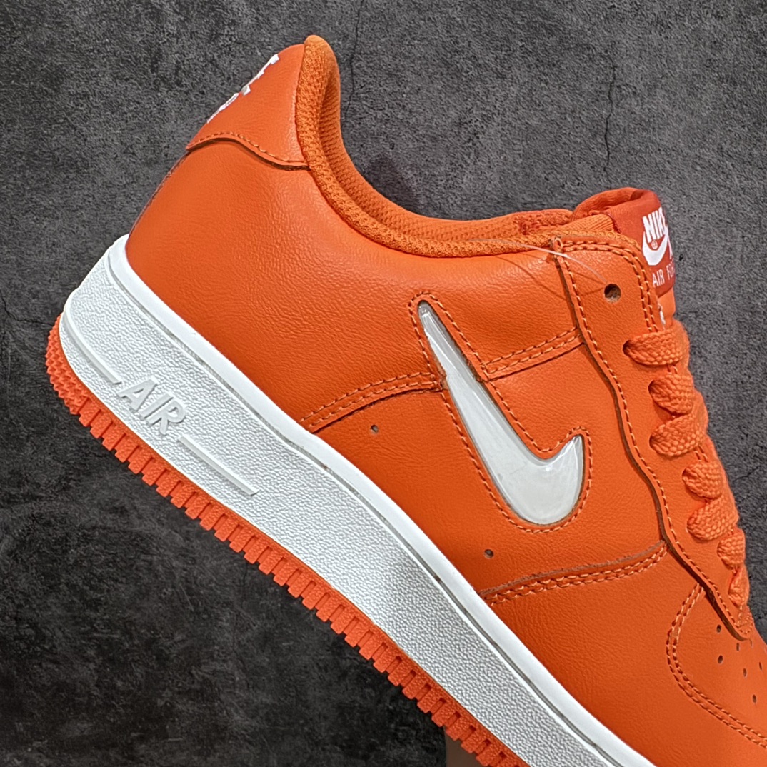 200 NK Air Force 1’07 Low Retro”Orange Jewel“空军一号板鞋“皮革亮橙水晶小钩”FJ1044-800