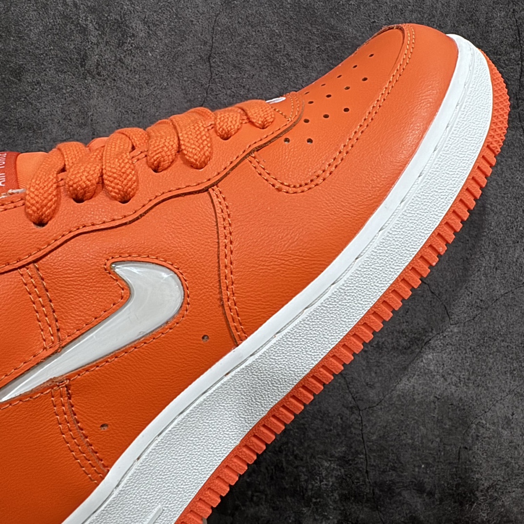 200 NK Air Force 1’07 Low Retro”Orange Jewel“空军一号板鞋“皮革亮橙水晶小钩”FJ1044-800