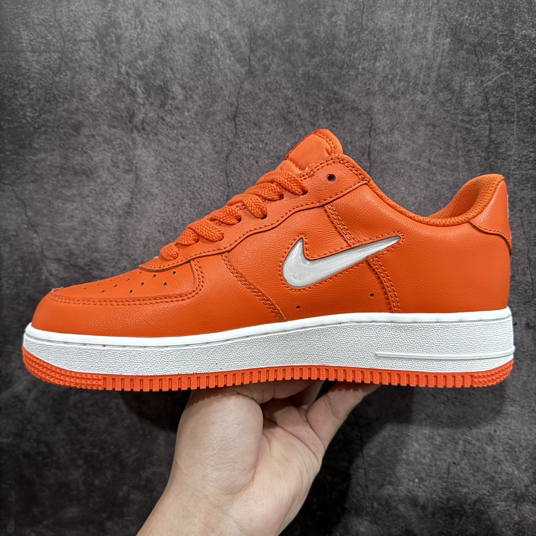 200 NK Air Force 1’07 Low Retro”Orange Jewel“空军一号板鞋“皮革亮橙水晶小钩”FJ1044-800