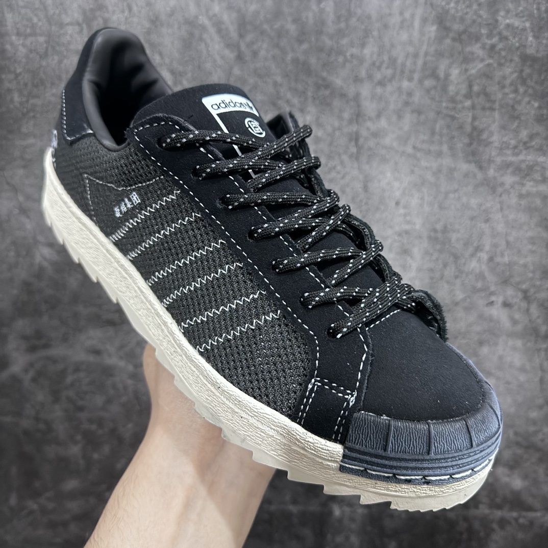 首发先行版NEIGHBORHOODCLOTxadidasoriginalsSuperstar防滑耐磨低帮