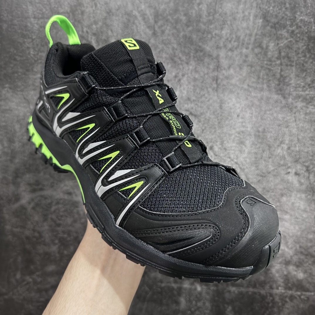 300 【纯原W1版】SALOMON XA Pro 3D ADV 黑绿 萨洛蒙潮流越野机能户外功能鞋 474779