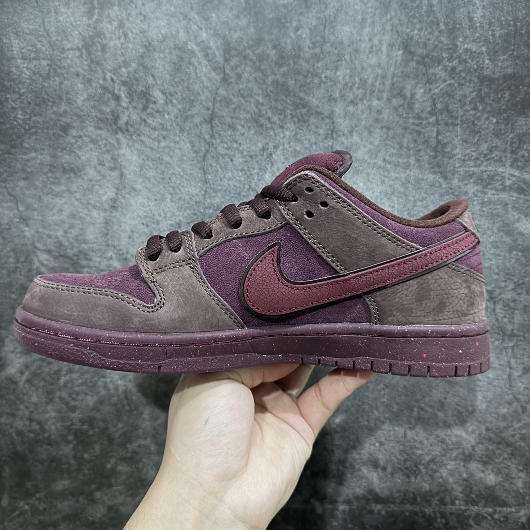 350 【Top纯原】NK Dunk Low Premium ”Valentine's Day” SB低帮情人节 酒红麂皮 FN0619-600