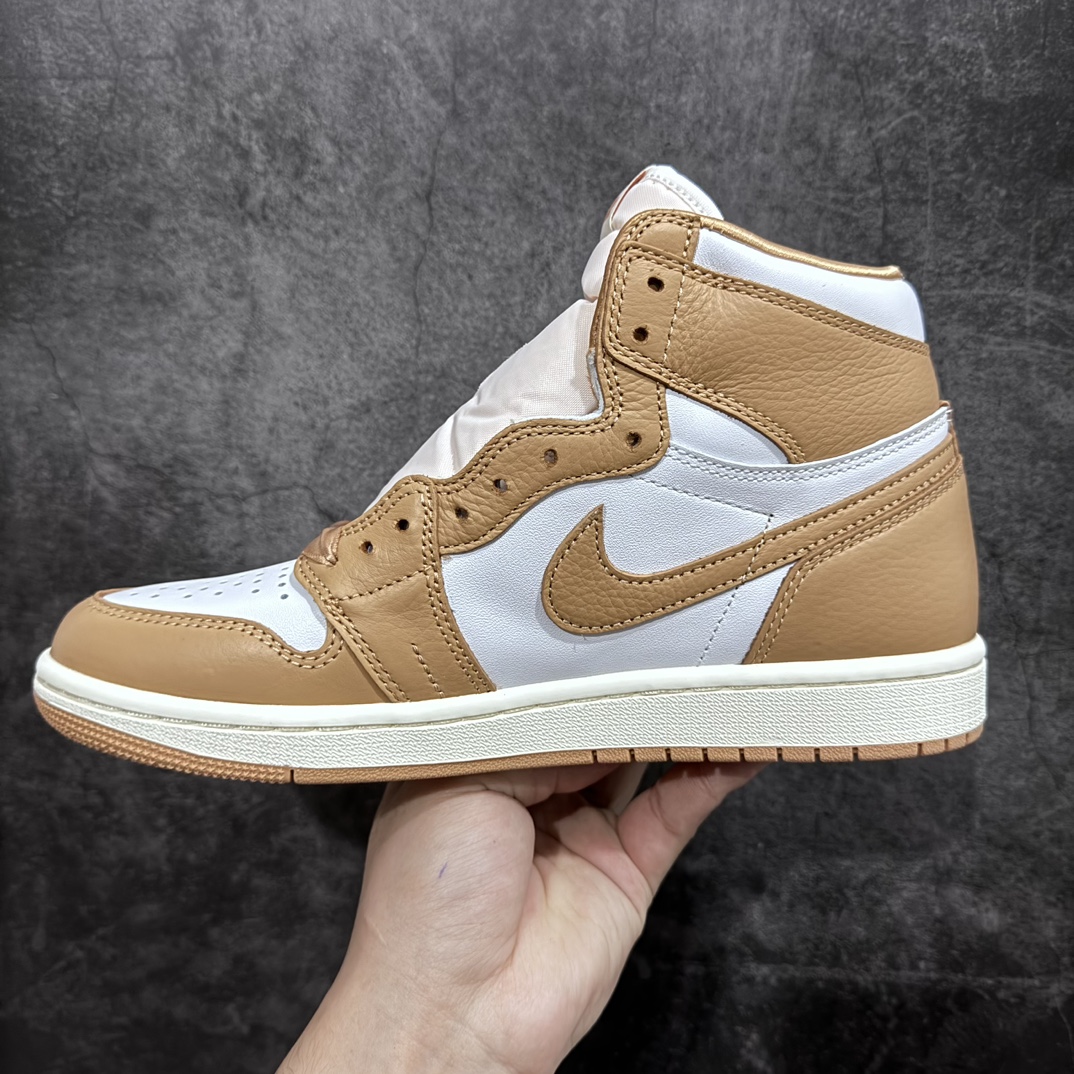 350 【东莞小纯原】Air Jordan 1 High OG “Praline” 奶油黄 FN6622-201