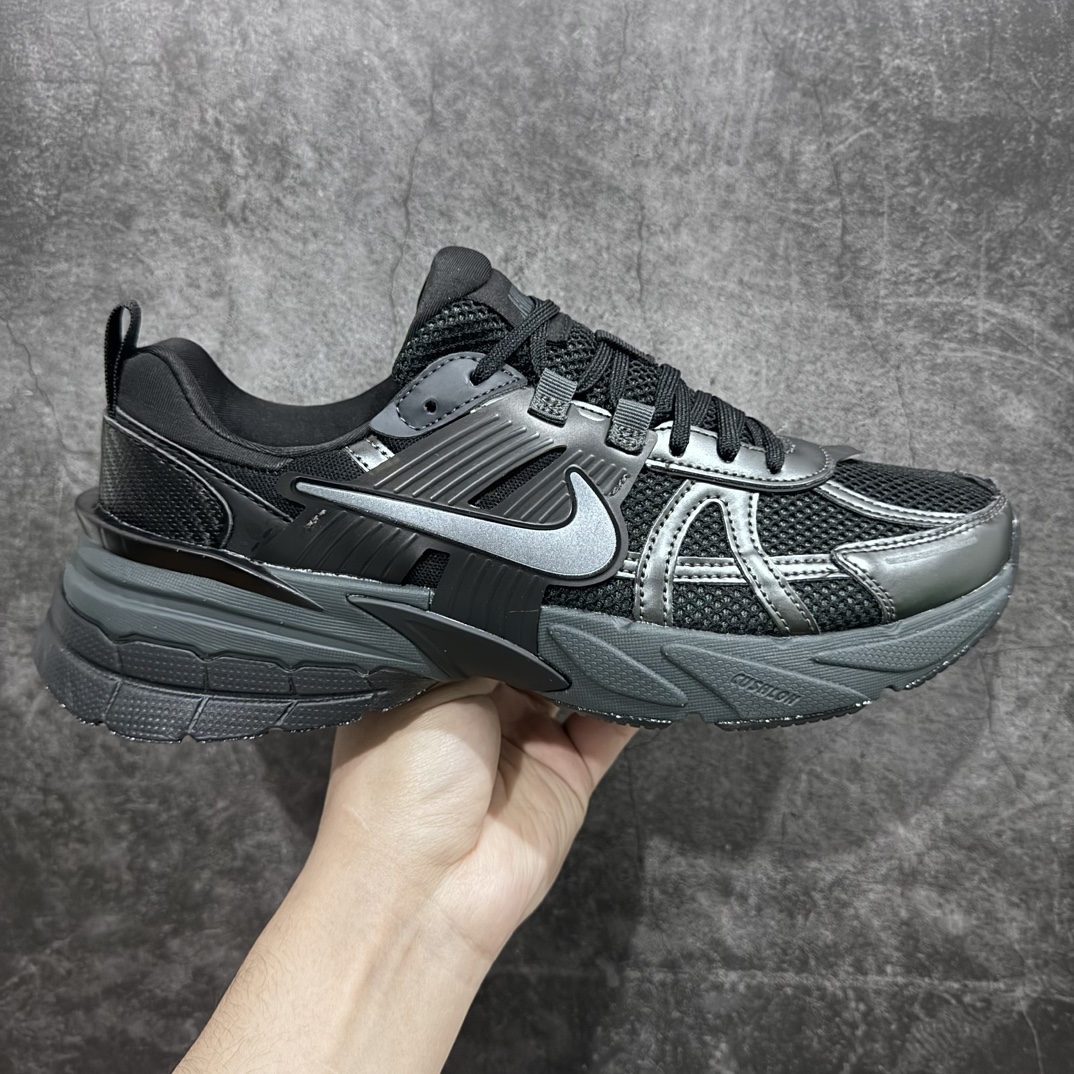 纯原版特供NikeV2KRun减震防滑耐磨低帮跑步鞋黑色FD0736-001市场最强版本完美版型细节一流