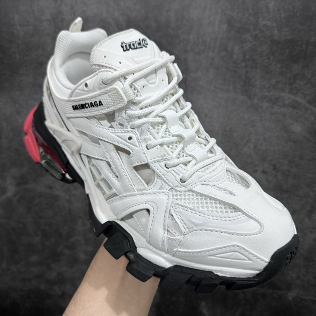 550 【VG升级版】BALENCIAGA Track 2.0 巴黎世家四代复古老爹鞋 白黑红