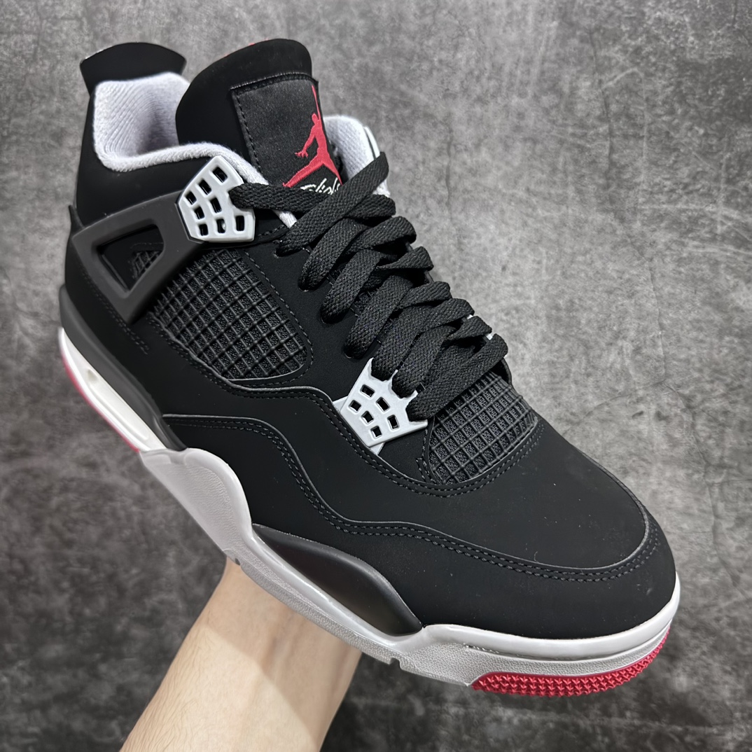 KW纯原AirJordan4AJ4乔4Retro新黑红308497-060尺码4040.5414242.