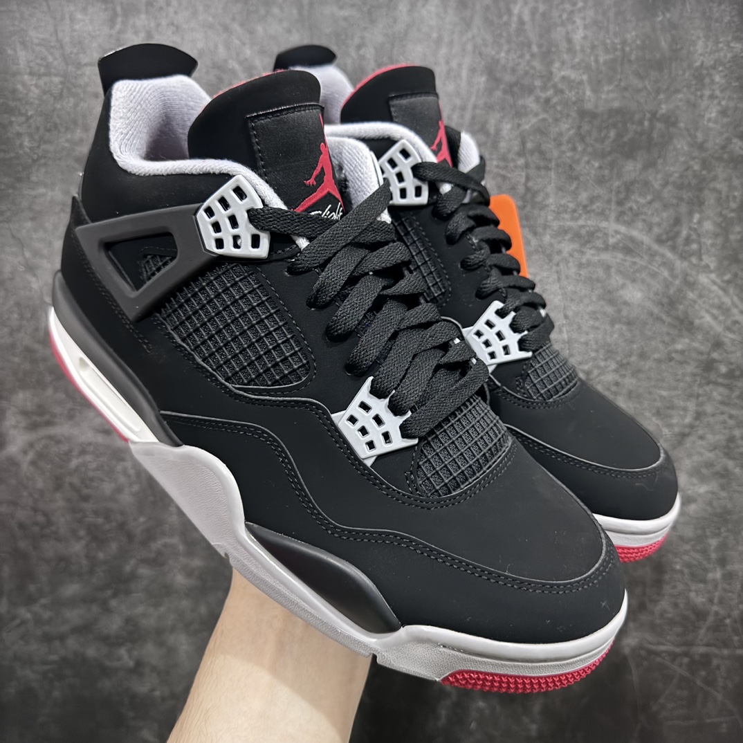 KW纯原AirJordan4AJ4乔4Retro新黑红308497-060尺码4040.5414242.