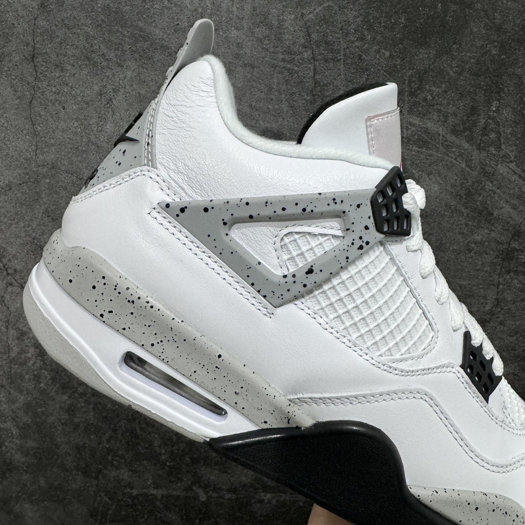 图片[7]-【KW纯原】Air Jordan 4 AJ4 乔4 \”White Cement \” 白水泥 货号：840606-190nnn耗时多个月巨作 重金购买原楦原纸板确保原汁原味 完美呈现四代版型正确鞋头弧度 原装鞋舌织唛标n原厂TPU网格 不打皱 原厂电控针车系统原厂港宝加持 正确后跟弧度 细节随意对比市面任何版本‼️n原厂织唛标 市面唯一采用原装皮料正确网格工艺 全方位一致匹配官方细节全网唯一私模 最大尺码达到48.5码  尺码：40 40.5 41 42 42.5 43 44 44.5 45 45.5 46 47.5 48.5-莆田鞋批发中心