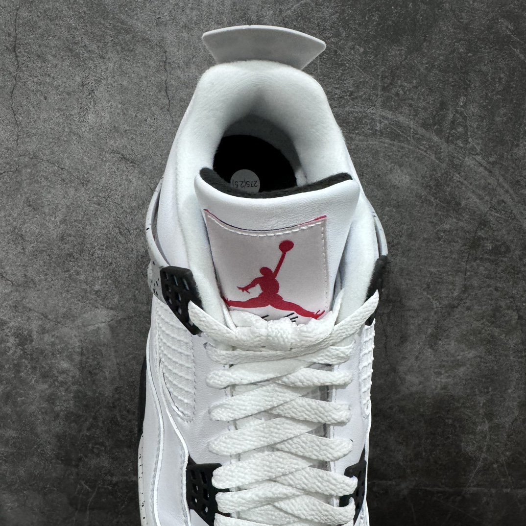 图片[8]-【KW纯原】Air Jordan 4 AJ4 乔4 \”White Cement \” 白水泥 货号：840606-190nnn耗时多个月巨作 重金购买原楦原纸板确保原汁原味 完美呈现四代版型正确鞋头弧度 原装鞋舌织唛标n原厂TPU网格 不打皱 原厂电控针车系统原厂港宝加持 正确后跟弧度 细节随意对比市面任何版本‼️n原厂织唛标 市面唯一采用原装皮料正确网格工艺 全方位一致匹配官方细节全网唯一私模 最大尺码达到48.5码  尺码：40 40.5 41 42 42.5 43 44 44.5 45 45.5 46 47.5 48.5-莆田鞋批发中心