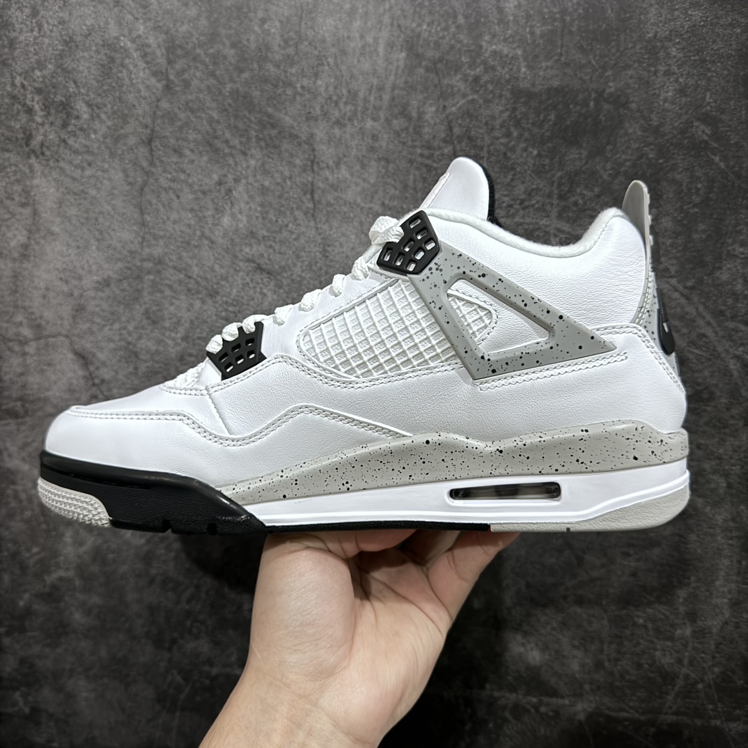 图片[2]-【KW纯原】Air Jordan 4 AJ4 乔4 \”White Cement \” 白水泥 货号：840606-190nnn耗时多个月巨作 重金购买原楦原纸板确保原汁原味 完美呈现四代版型正确鞋头弧度 原装鞋舌织唛标n原厂TPU网格 不打皱 原厂电控针车系统原厂港宝加持 正确后跟弧度 细节随意对比市面任何版本‼️n原厂织唛标 市面唯一采用原装皮料正确网格工艺 全方位一致匹配官方细节全网唯一私模 最大尺码达到48.5码  尺码：40 40.5 41 42 42.5 43 44 44.5 45 45.5 46 47.5 48.5-莆田鞋批发中心