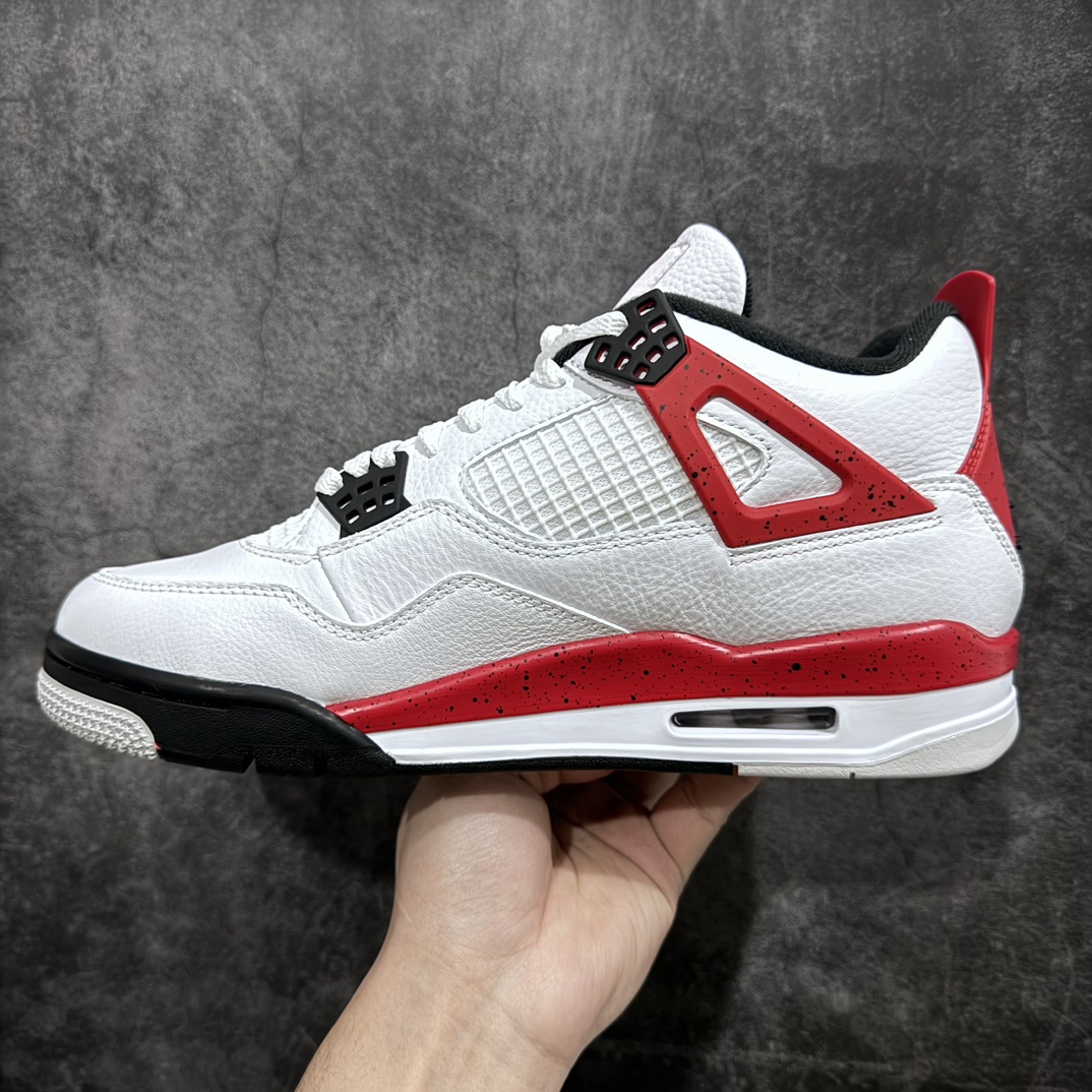 图片[2]-【KW纯原】Air Jordan 4 AJ4 乔4 白黑红 红水泥 DH6927-161nn耗时多个月巨作 重金购买原楦原纸板确保原汁原味 完美呈现四代版型正确鞋头弧度 原装鞋舌织唛标n原厂TPU网格 不打皱 原厂电控针车系统原厂港宝加持 正确后跟弧度 细节随意对比市面任何版本‼️n原厂织唛标 市面唯一采用原装皮料正确网格工艺 全方位一致匹配官方细节全网唯一私模 最大尺码达到48.5码  尺码：40 40.5 41 42 42.5 43 44 44.5 45 45.5 46 47.5 48.5-莆田鞋批发中心