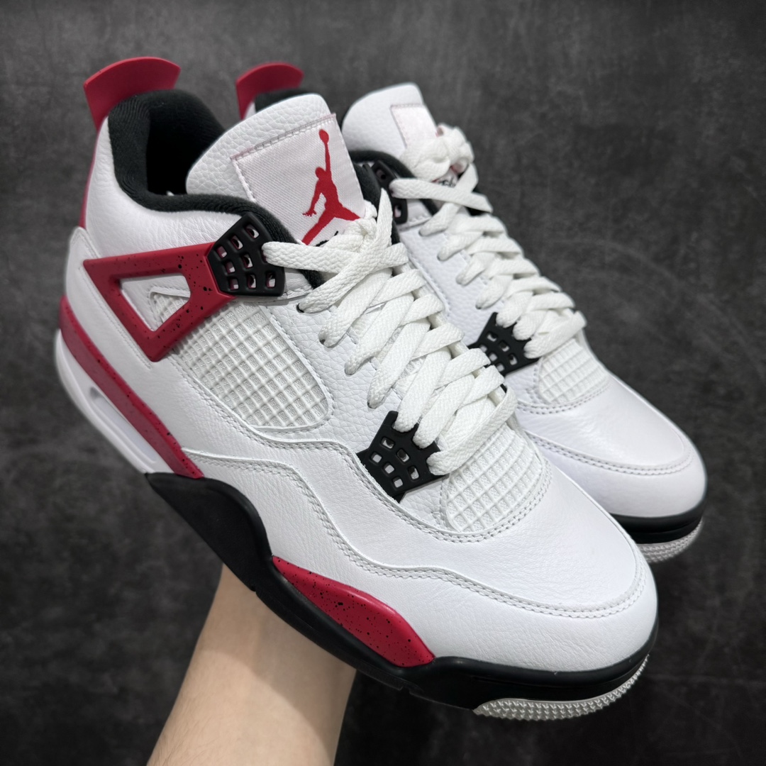 KW纯原AirJordan4AJ4乔4白黑红红水泥DH6927-161尺码4040.5414242.54