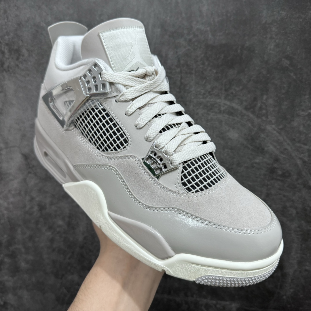 图片[3]-【KW纯原】Air Jordan 4 AJ4 乔4 Retro 电镀银 AQ9129-001nn耗时多个月巨作 重金购买原楦原纸板确保原汁原味 完美呈现四代版型正确鞋头弧度 原装鞋舌织唛标n原厂TPU网格 不打皱 原厂电控针车系统原厂港宝加持 正确后跟弧度 细节随意对比市面任何版本‼️n原厂织唛标 市面唯一采用原装皮料正确网格工艺 全方位一致匹配官方细节全网唯一私模 最大尺码达到48.5码  尺码：40 40.5 41 42 42.5 43 44 44.5 45 45.5 46 47.5 48.5-莆田鞋批发中心