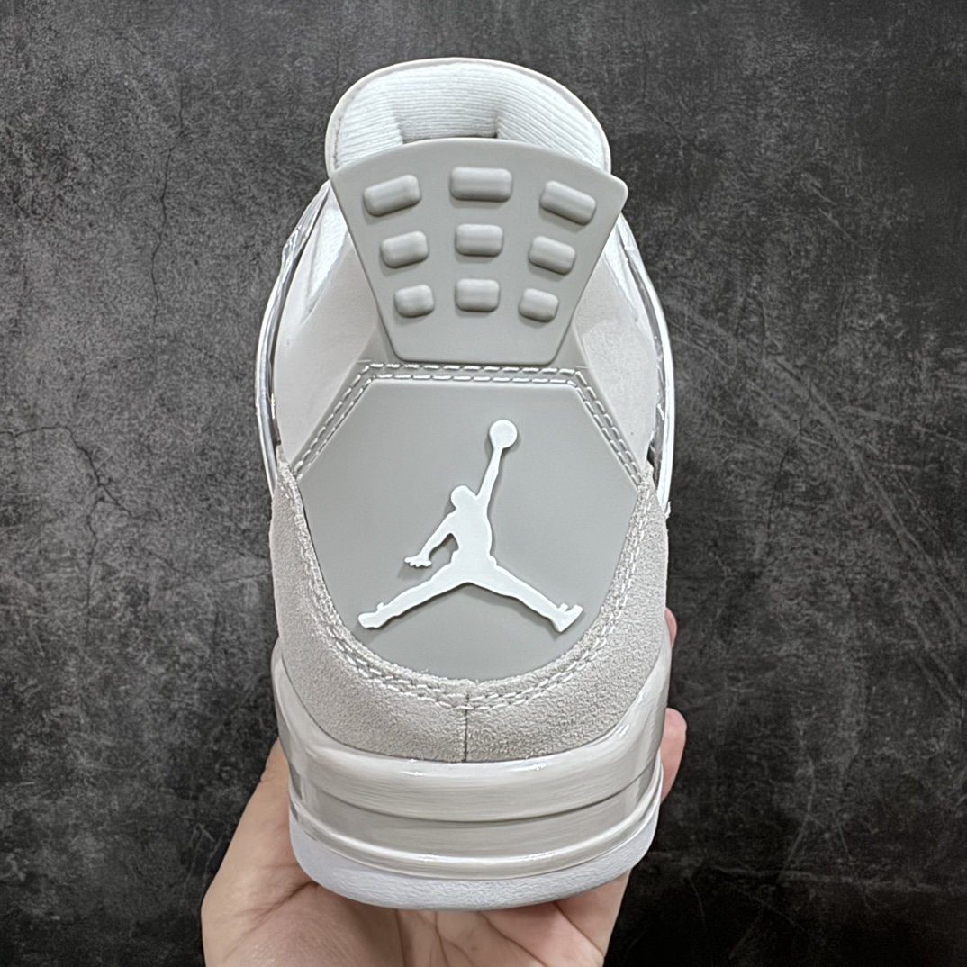 图片[4]-【KW纯原】Air Jordan 4 AJ4 乔4 Retro 电镀银 AQ9129-001nn耗时多个月巨作 重金购买原楦原纸板确保原汁原味 完美呈现四代版型正确鞋头弧度 原装鞋舌织唛标n原厂TPU网格 不打皱 原厂电控针车系统原厂港宝加持 正确后跟弧度 细节随意对比市面任何版本‼️n原厂织唛标 市面唯一采用原装皮料正确网格工艺 全方位一致匹配官方细节全网唯一私模 最大尺码达到48.5码  尺码：40 40.5 41 42 42.5 43 44 44.5 45 45.5 46 47.5 48.5-莆田鞋批发中心