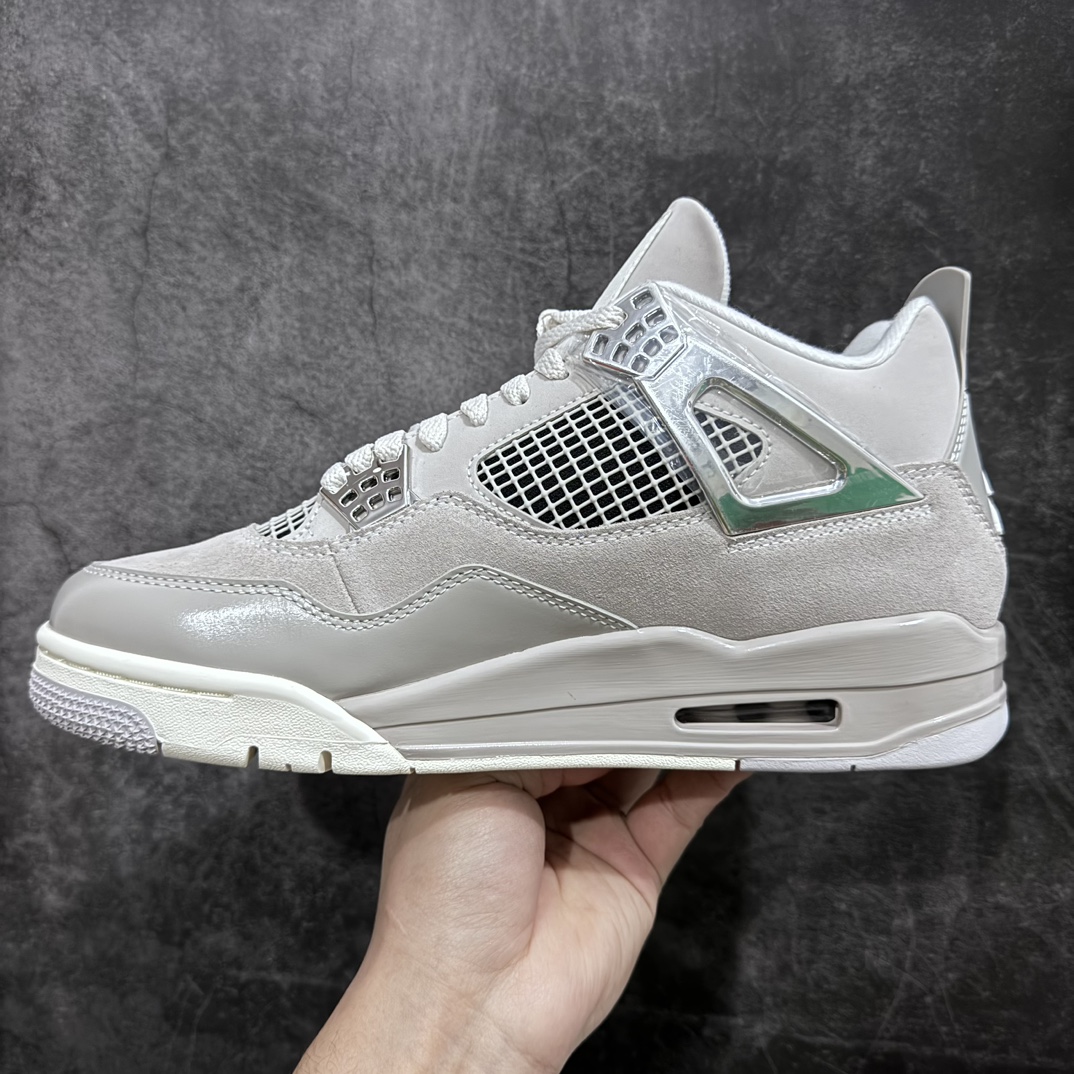 图片[2]-【KW纯原】Air Jordan 4 AJ4 乔4 Retro 电镀银 AQ9129-001nn耗时多个月巨作 重金购买原楦原纸板确保原汁原味 完美呈现四代版型正确鞋头弧度 原装鞋舌织唛标n原厂TPU网格 不打皱 原厂电控针车系统原厂港宝加持 正确后跟弧度 细节随意对比市面任何版本‼️n原厂织唛标 市面唯一采用原装皮料正确网格工艺 全方位一致匹配官方细节全网唯一私模 最大尺码达到48.5码  尺码：40 40.5 41 42 42.5 43 44 44.5 45 45.5 46 47.5 48.5-莆田鞋批发中心