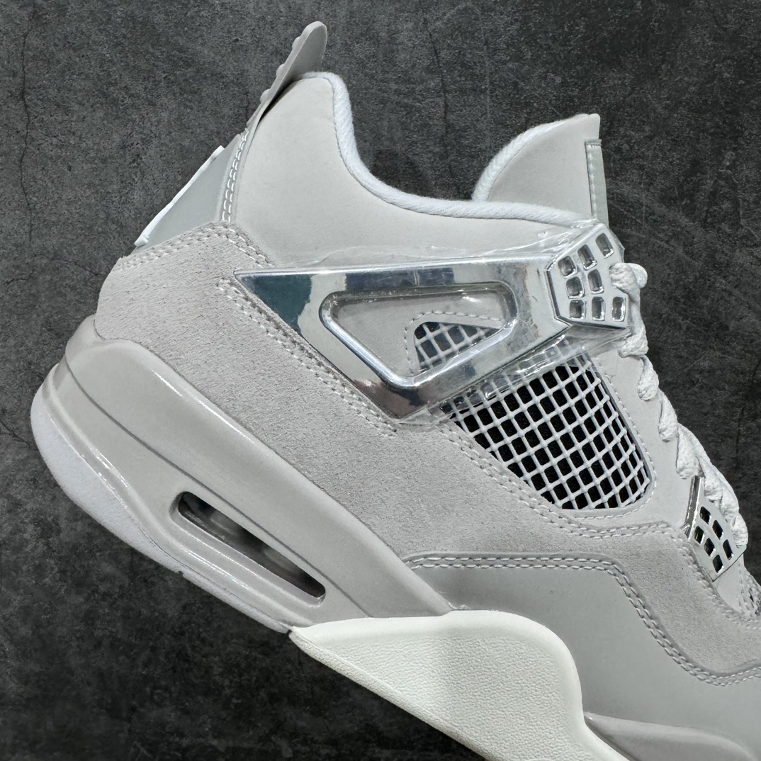 图片[7]-【KW纯原】Air Jordan 4 AJ4 乔4 Retro 电镀银 AQ9129-001nn耗时多个月巨作 重金购买原楦原纸板确保原汁原味 完美呈现四代版型正确鞋头弧度 原装鞋舌织唛标n原厂TPU网格 不打皱 原厂电控针车系统原厂港宝加持 正确后跟弧度 细节随意对比市面任何版本‼️n原厂织唛标 市面唯一采用原装皮料正确网格工艺 全方位一致匹配官方细节全网唯一私模 最大尺码达到48.5码  尺码：40 40.5 41 42 42.5 43 44 44.5 45 45.5 46 47.5 48.5-莆田鞋批发中心