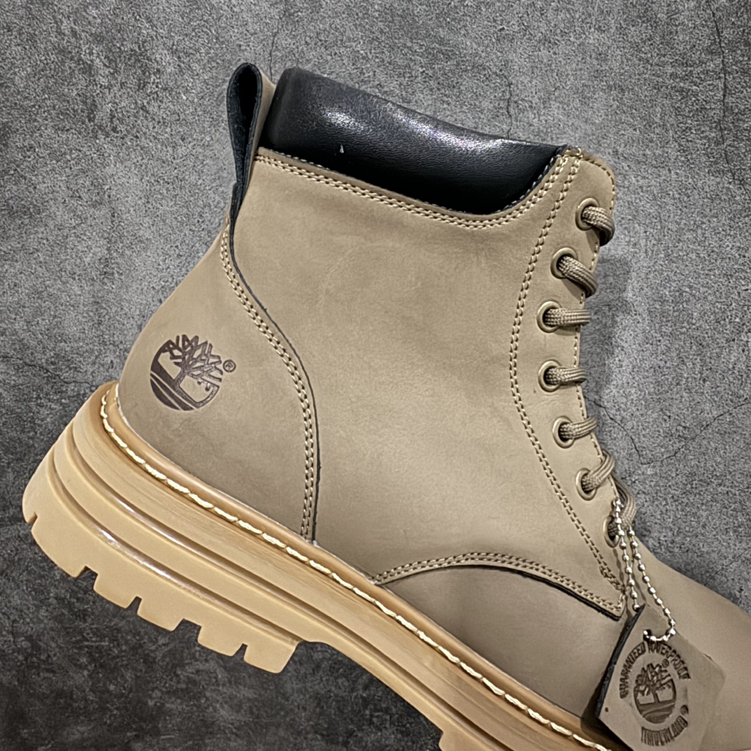 320 【广东纯原】天伯伦 高帮 军绿色 侧拉链 新货 Timberland添柏岚/天伯伦户外高帮休闲大黄靴系列 TB10358