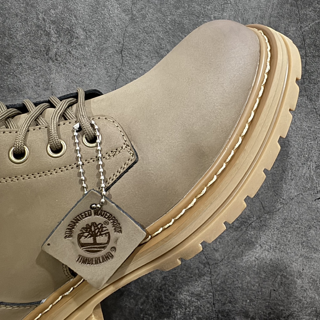 320 【广东纯原】天伯伦 高帮 军绿色 侧拉链 新货 Timberland添柏岚/天伯伦户外高帮休闲大黄靴系列 TB10358