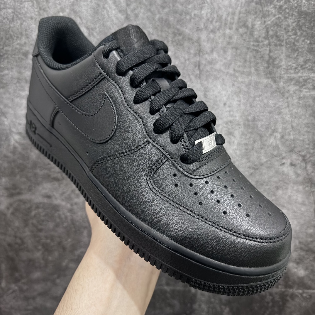 240 【纯正绿X新版】NK Air Force 1 Low '07 空军一号低帮经典板鞋 纯黑