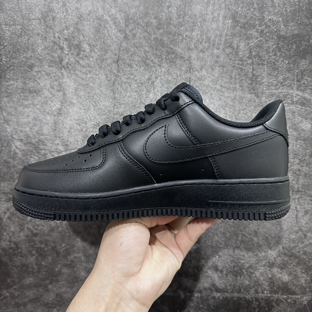 240 【纯正绿X新版】NK Air Force 1 Low '07 空军一号低帮经典板鞋 纯黑