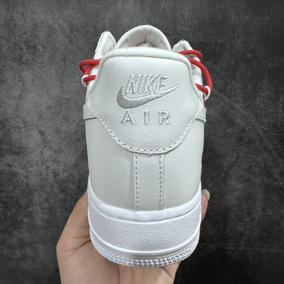 360 【外贸版】Supreme x Nike  Air Force 1 Low 联名款 绑带空军一号低帮休闲板鞋 CU9225-101