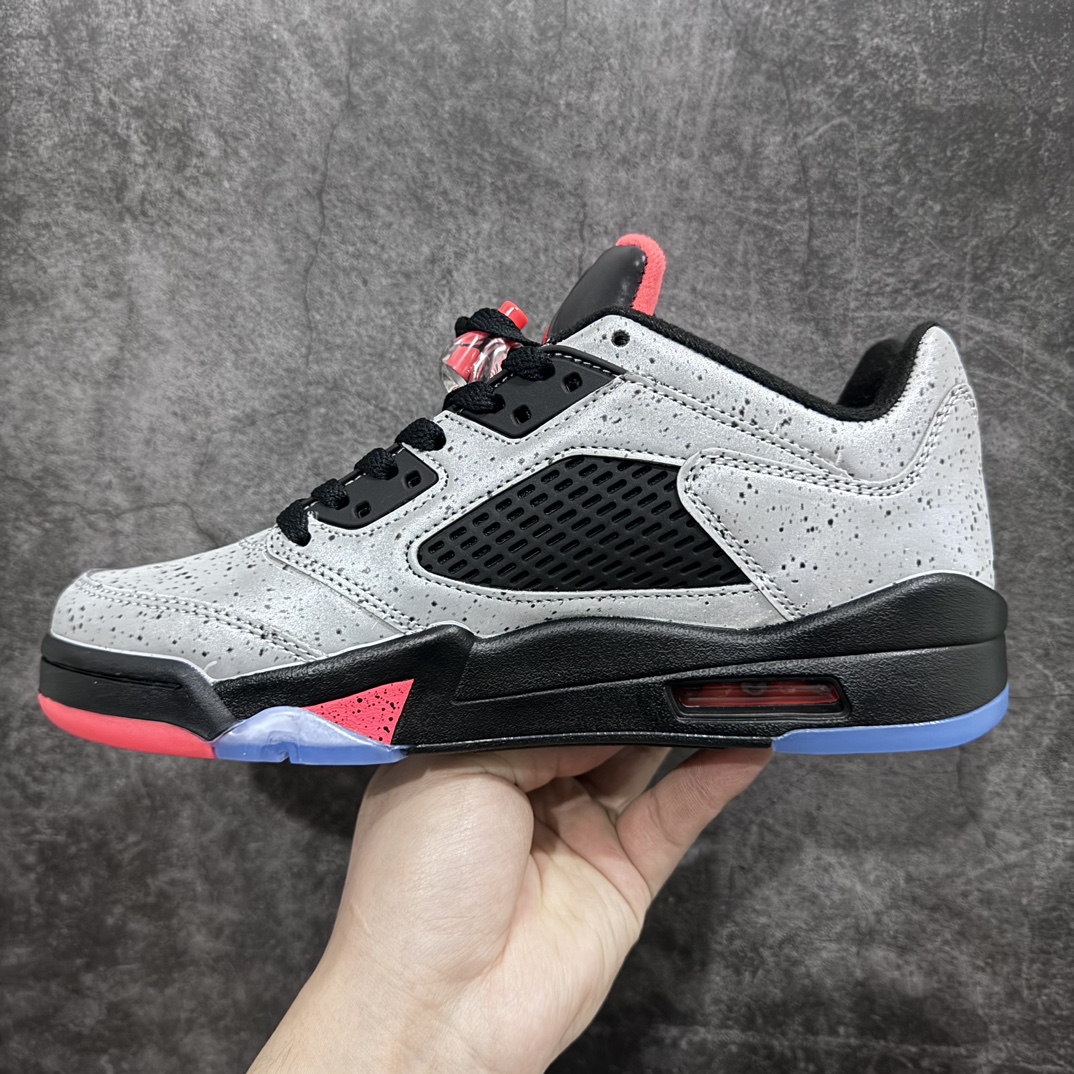 280 【纯原版】Air Jordan 5 Low "Neymar" AJ5 乔5水泥灰 低帮篮球鞋 846316-025