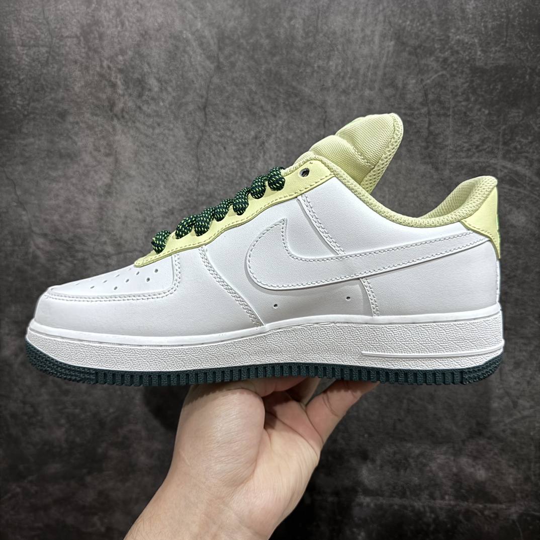 【纯原HY版】空军 长舌 白绿 带配件 Nike Air Force 1 Low 空军一号低帮运动休闲板鞋 FB7402-100