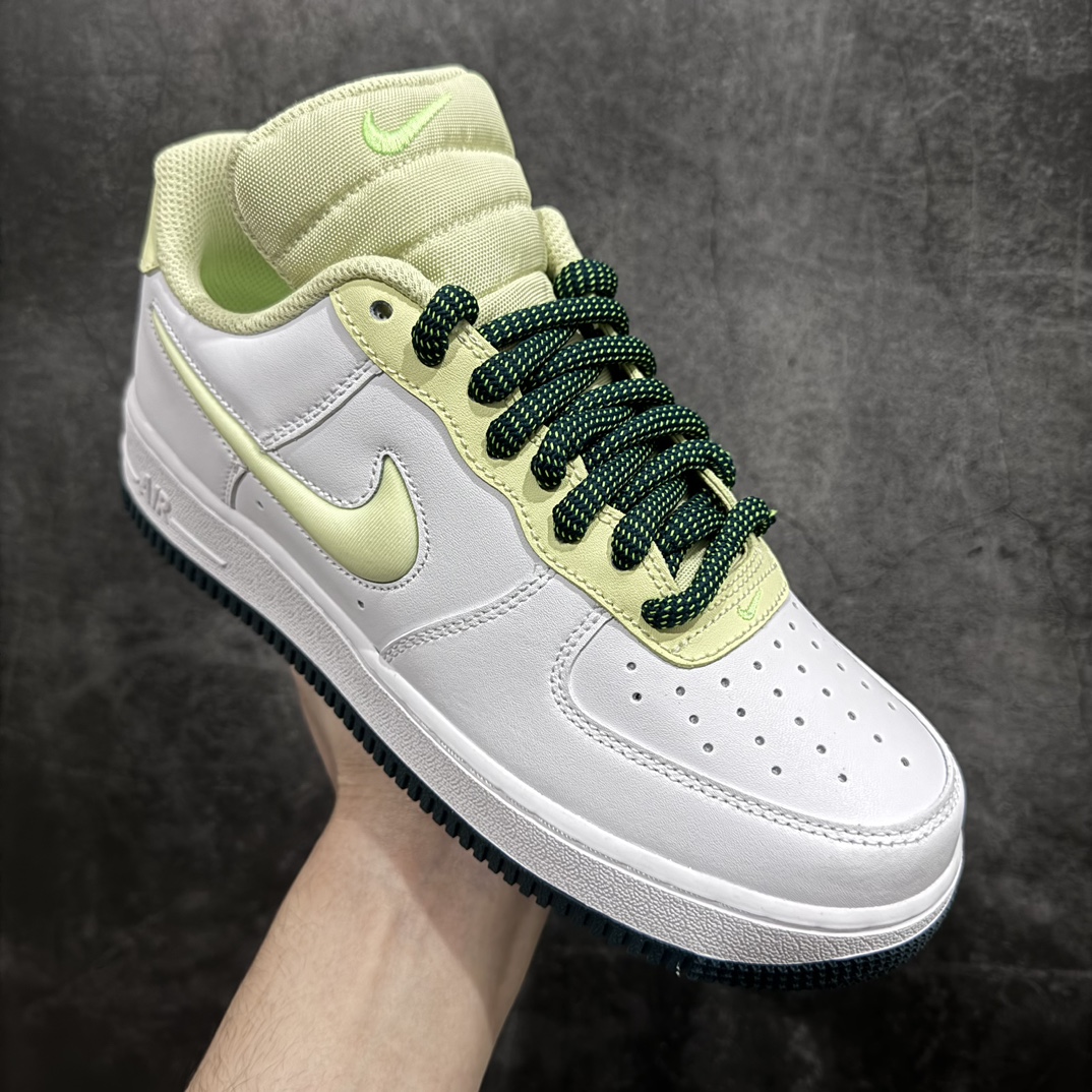 【纯原HY版】空军 长舌 白绿 带配件 Nike Air Force 1 Low 空军一号低帮运动休闲板鞋 FB7402-100