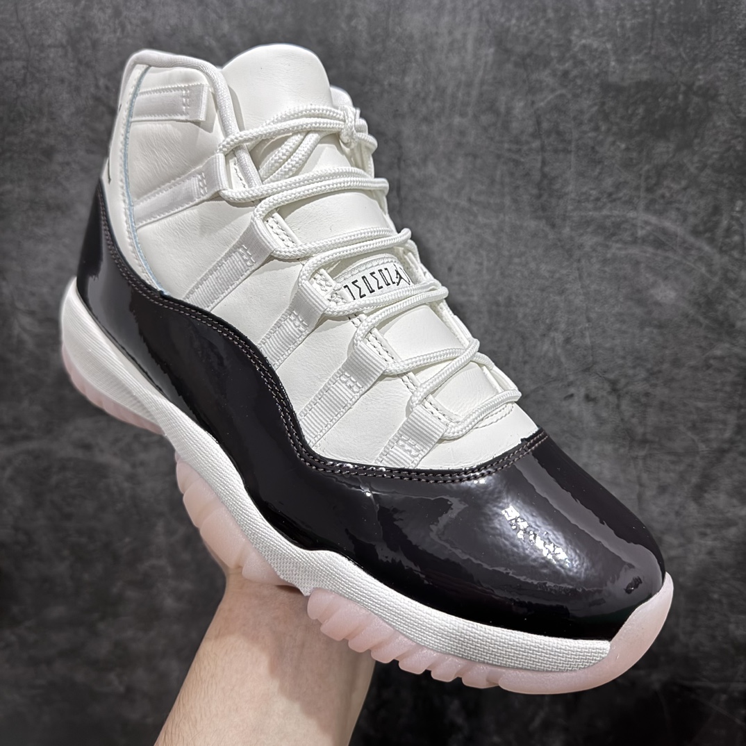 纯原版AirJordan11AJ11樱花康扣AR0715-101顶级原厂品质漆皮是棕红色不是黑色大底是樱