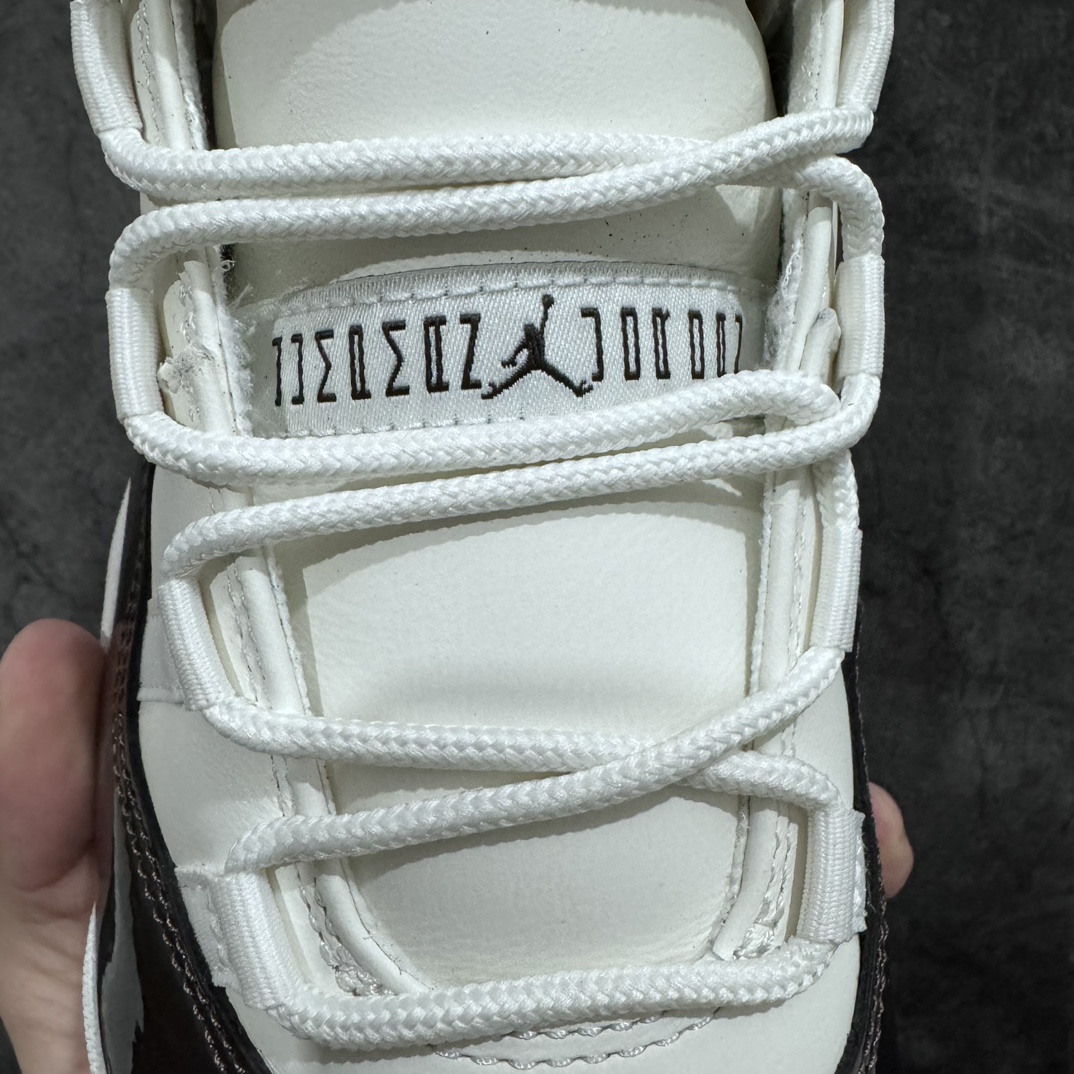 纯原版AirJordan11AJ11樱花康扣AR0715-101顶级原厂品质漆皮是棕红色不是黑色大底是樱