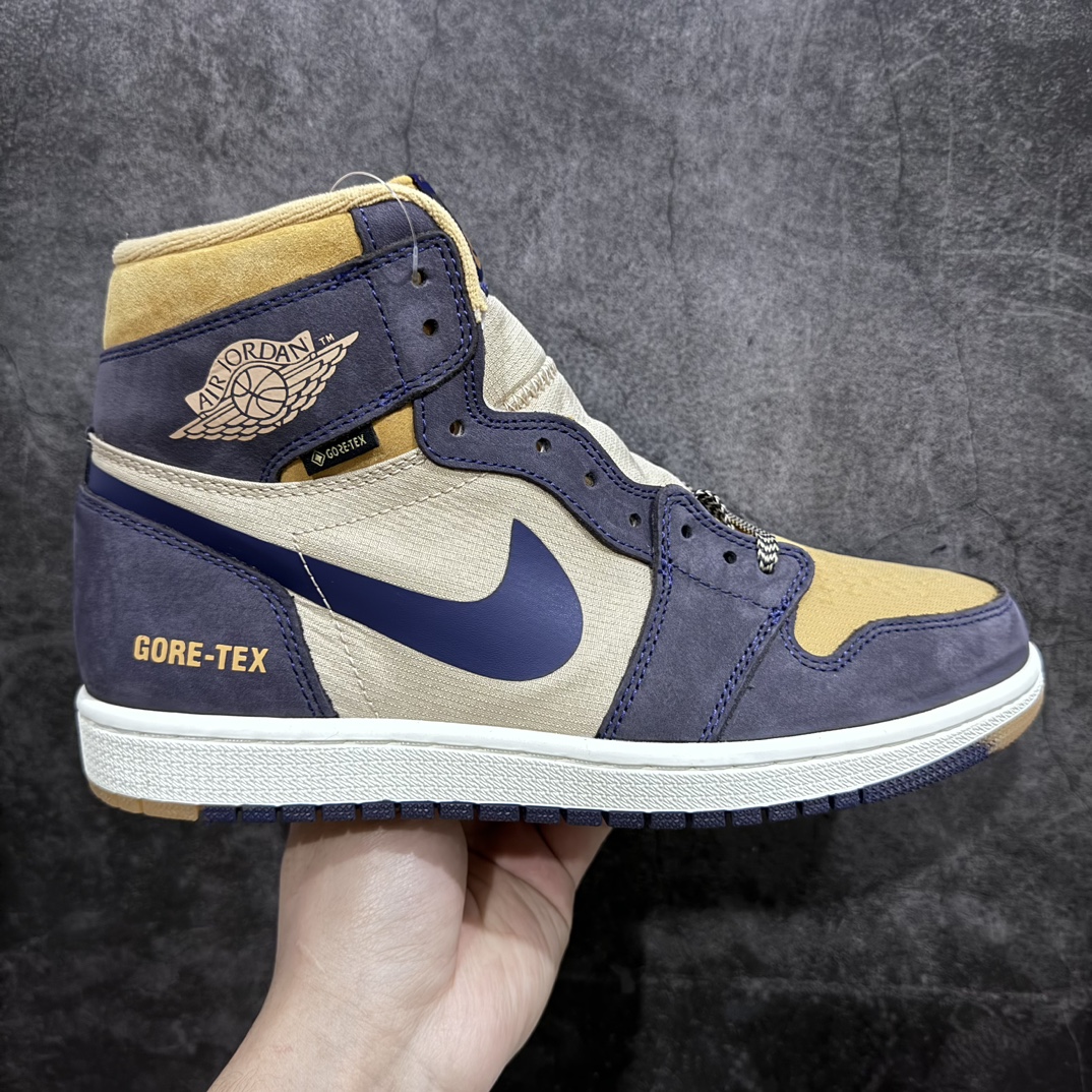 280 【纯原x版】Air Jordan 1 High Element”Gore-Tex Sky J Purple”AJ1代篮球鞋“暗紫黄防水”DB2889-501