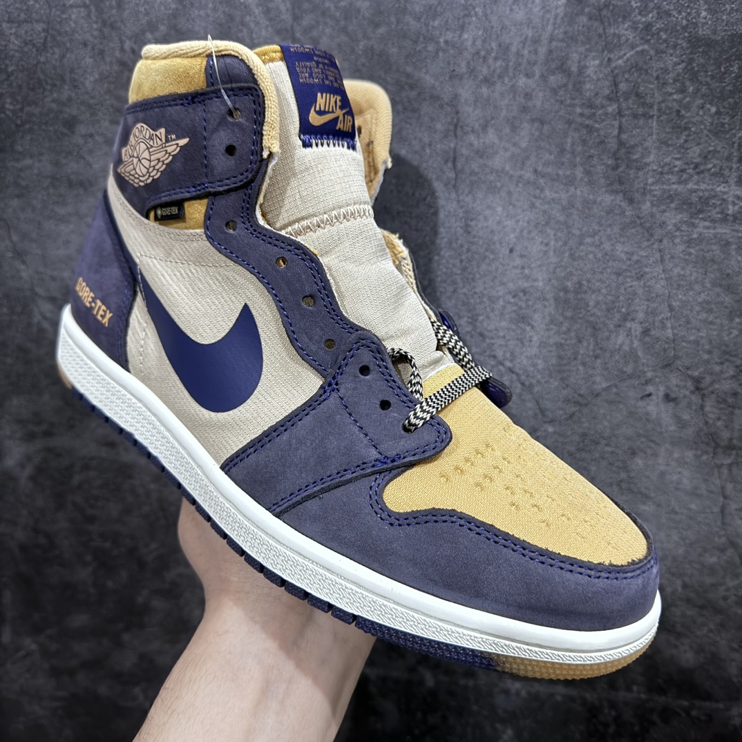 280 【纯原x版】Air Jordan 1 High Element"Gore-Tex Sky J Purple"AJ1代篮球鞋“暗紫黄防水”DB2889-501