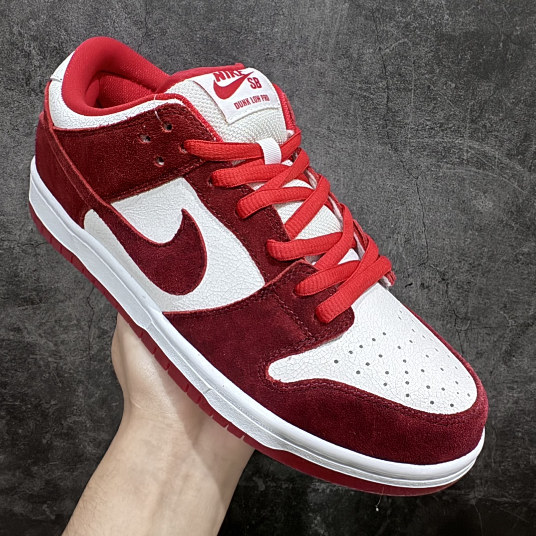 【纯原Y版】耐克 Nike SB Dunk Low Pro”Valentine's Day”扣篮板鞋“白酒红情人节”313170-662